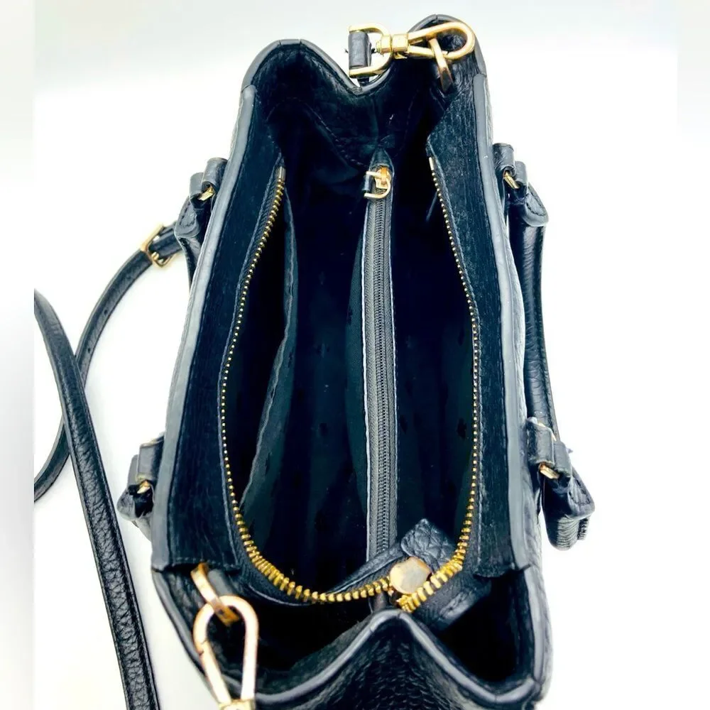 Kate Spade New York Leighton Pebble Leather Satchel Handbag Shoulder Bag